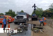 Foto: Trabajos de limpieza buscan prevenir inundaciones en Managua /TN8