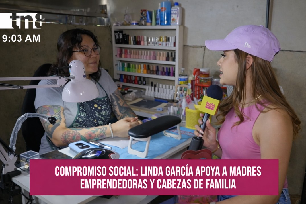 Foto Linda García y una iniciativa con mujeres emprendedoras / TN8