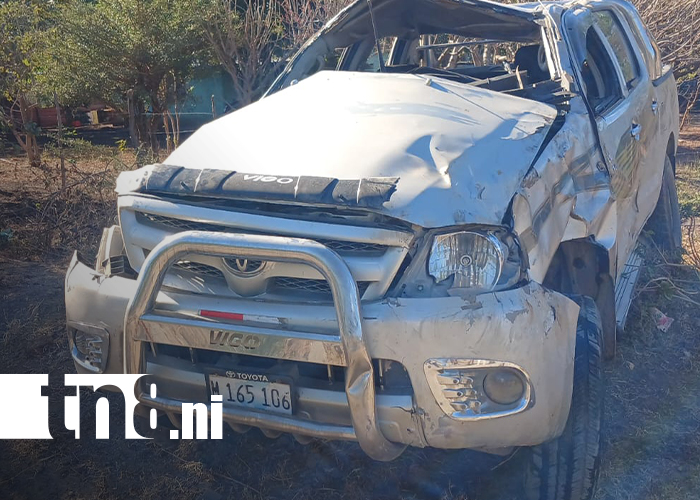 Foto: Accidente en Tipitapa deja tres hermanos lesionados/TN8