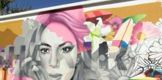 Foto: El mural de Shakira que ya conquista redes sociales /Cortesía