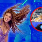Foto: Shakira sufrió fuerte caída en su concierto en El Salvador /Cortesía
