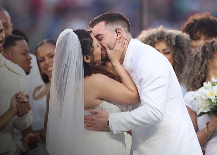 Foto: Bad Bunny celebró un matrimonio auténtico en el medio tiempo/Cortesía