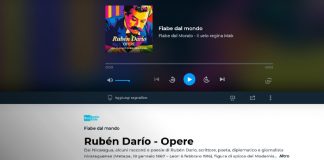 Foto: Rubén Darío llega a los niños italianos a través de Radio Rai Kids/Cortesía