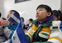 Foto:Embajada de Nicaragua en Beijing recibe a niños de Tianjin/Cortesía