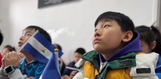 Foto:Embajada de Nicaragua en Beijing recibe a niños de Tianjin/Cortesía