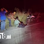 Foto: Accidente en Muy Muy deja motorizado herido tras impacto/TN8