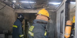Foto: Dos viviendas resultaron afectadas por un incendio en Granada / TN8
