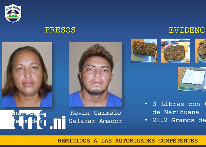 FOTO: Policía incauta marihuana y cocaína durante allanamiento en Juigalpa/TN8