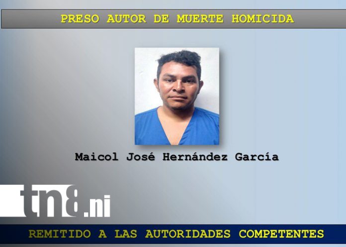 Foto: Policía captura al autor de homicidio en San José de Bocay, Jinotega/TN8