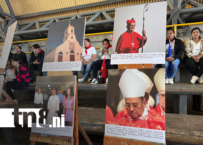 Foto: Chontales rinden homenaje al Cardenal de la Paz/TN8