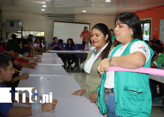 Foto: Globoflexia impulsa creatividad en jóvenes de Siuna/TN8