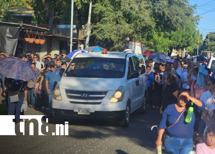 Foto: Último adiós a la niña de 6 años víctima de un trágico accidente en Ticuantepe/TN8