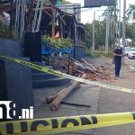 Foto: Fuertes vientos provocan colapso del techo de un reconocido local en Managua/TN8