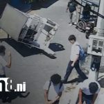 Foto: Fuerte colisión de caponeras genera pánico en el Memorial Sandino / TN8