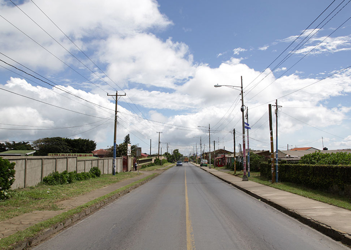 Foto: Carretera Las Esquinas – El Crucero ya está iluminada /Cortesía
