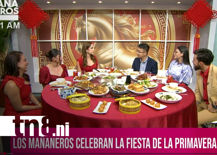Foto: Así vivió Mañaneros el Año Nuevo Lunar/TN8