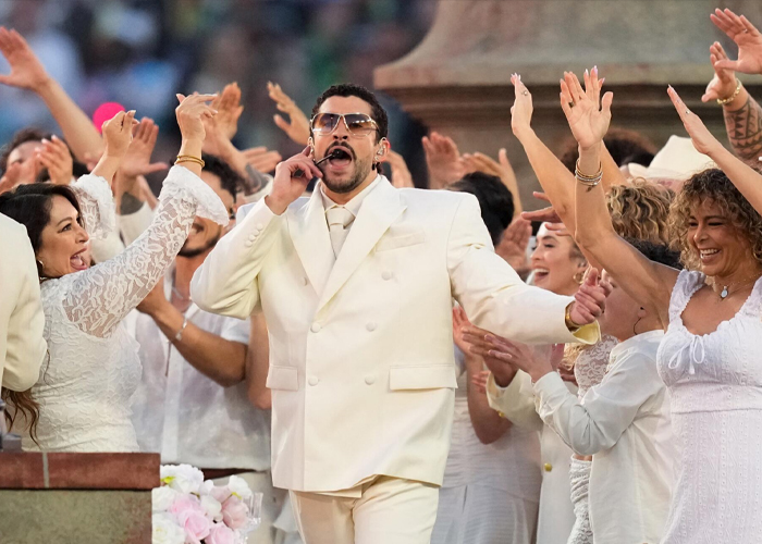 Foto: Bad Bunny deslumbra en el Super Bowl y evita sanción de la FCC/Cortesía