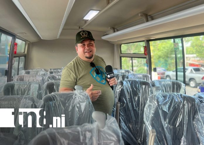 Foto: Nuevos microbuses Yutong modernizan el transporte en Nicaragua / TN8