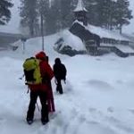 Foto: Dos hospitalizados tras avalancha en montaña de California / Cortesía