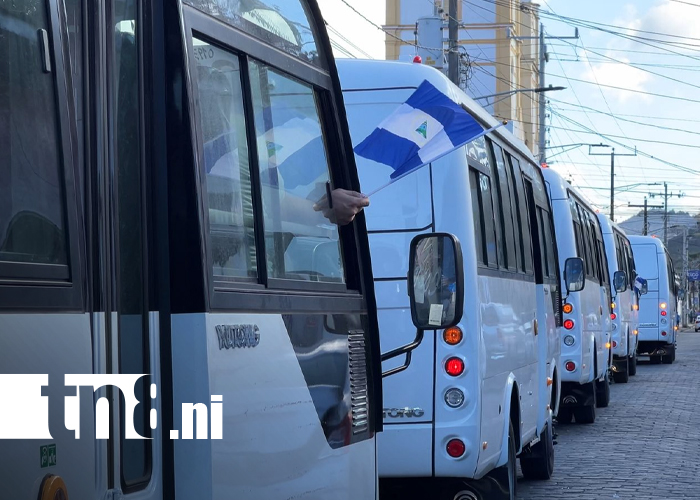 Foto: Microbuses fortalecen transporte colectivo en Jinotega/TN8