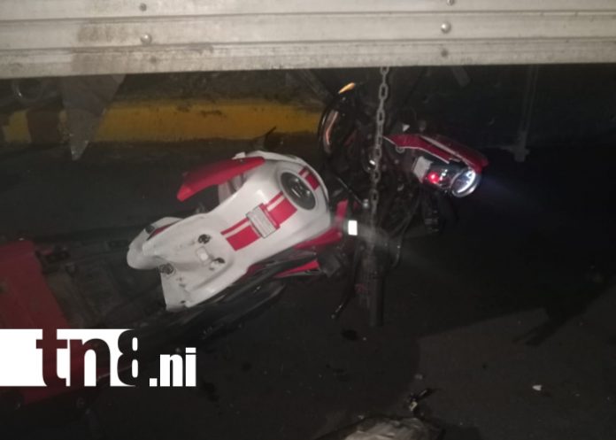 Foto: Motociclista muere tras violento accidente de tránsito en Managua/TN8