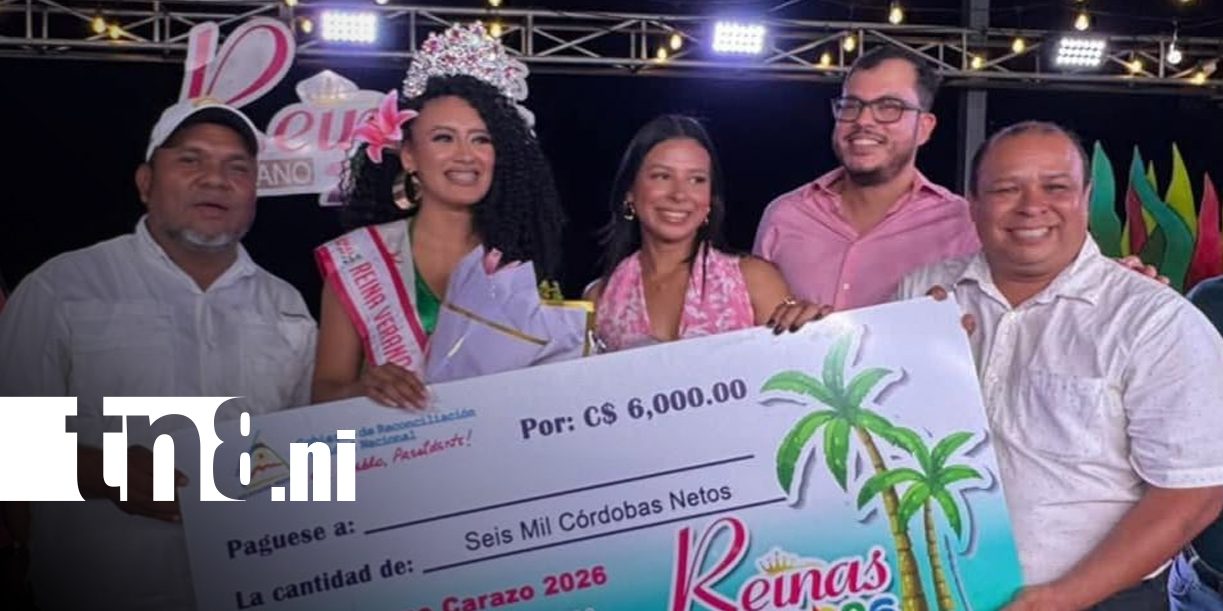 Foto: Francela Rocha es la Reina de Verano 2026 de Carazo / TN8