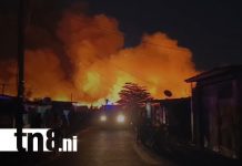 Voraz incendio en vertedero del barrio Grenada moviliza a Bomberos Unidos de Managua Foto: Incendio en vertedero del barrio Grenada de Managua moviliza a bomberos/TN8