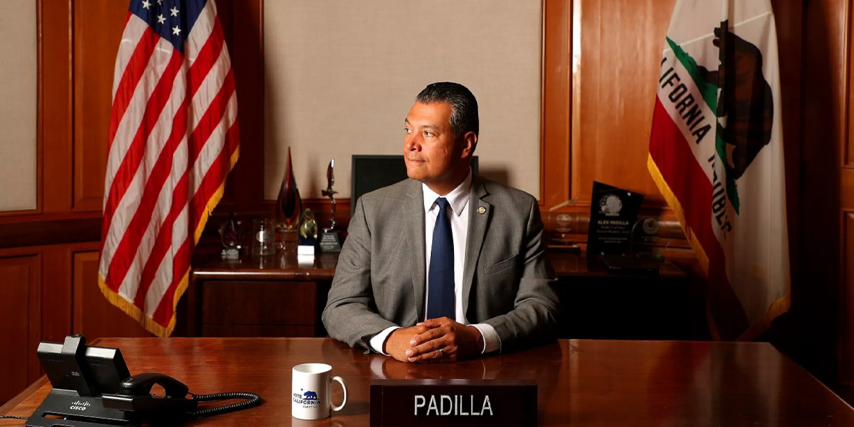 Foto: Críticas de Alex Padilla a Trump/cortesía