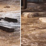 Foto: Brasil registra escenas insólitas: ataúdes en medio del agua/Cortesía