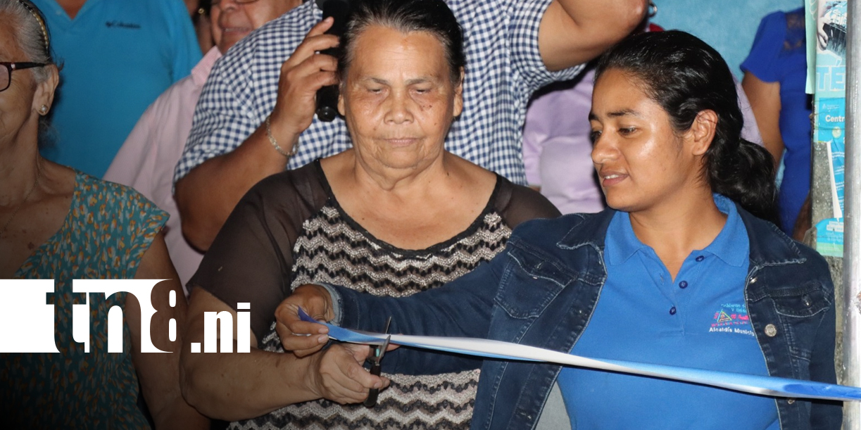 Foto: Agua llega a familias del barrio Pedro Joaquín Chamorro/TN8