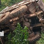 Foto: Accidente en Chontales deja dos trabajadores lesionados/TN8