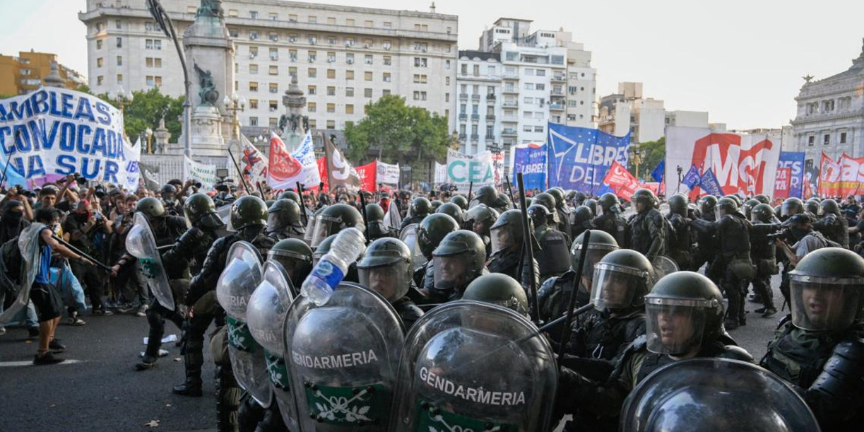 Foto: Protesta en Argentina /cortesía