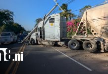 Camión sin frenos causa accidente en la Carretera Sur, cuatro pasajeros lesionados Foto: Camión sin frenos causa accidente en la Carretera Sur, cuatro pasajeros lesionados/TN8