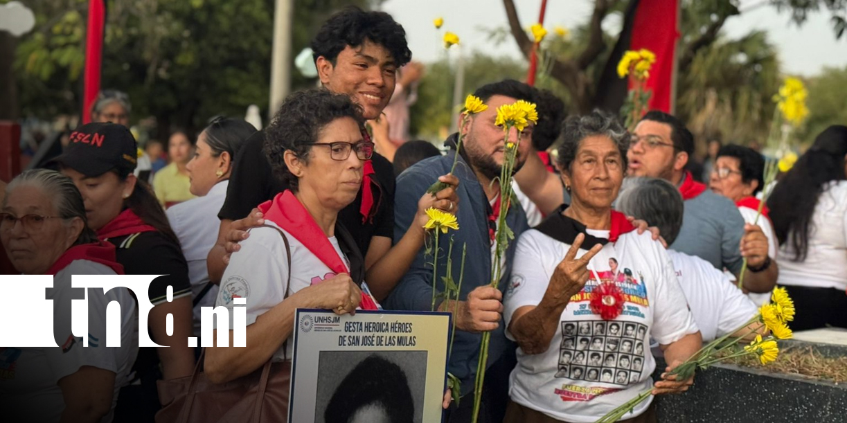 Foto: Entre flores y música, Nicaragua recordó aquella heroica gesta de San José de las Mulas/TN8