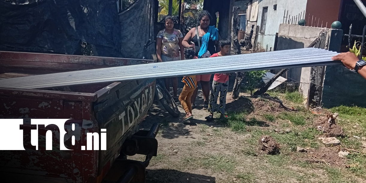 Foto: Familia de Rivas sobrevive a incendio que arrasó su hogar / TN8