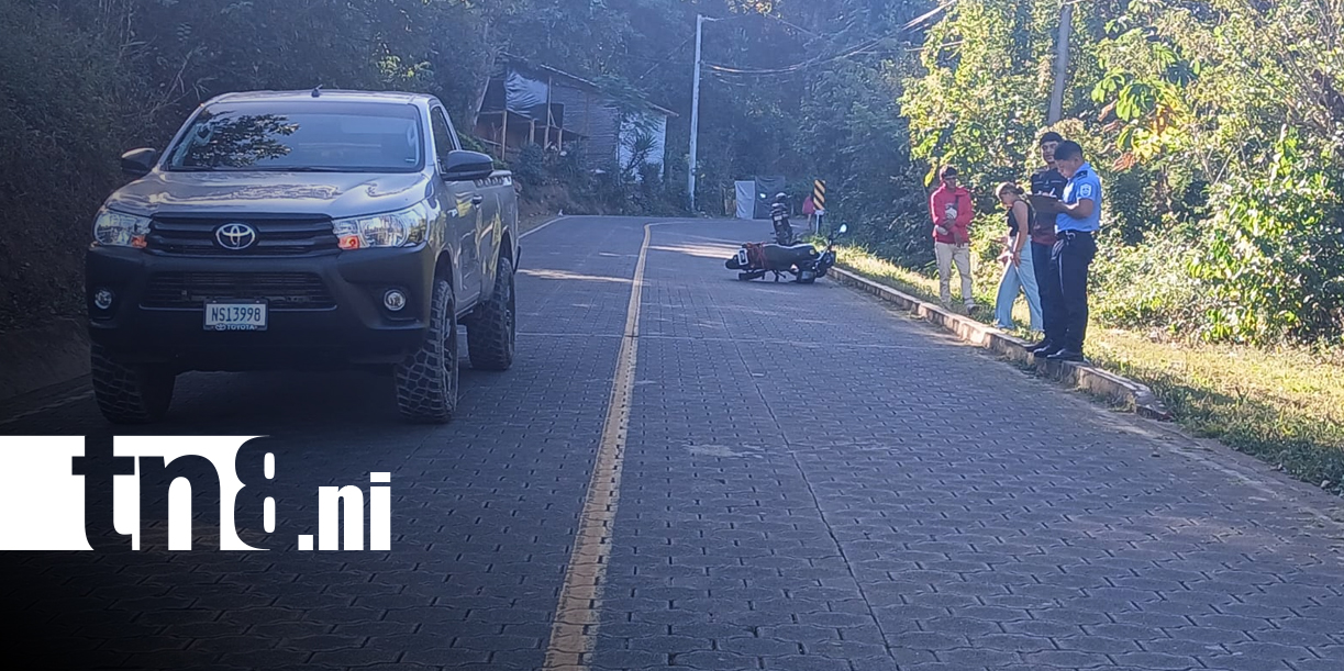 Foto: Accidente de tránsito deja varios lesionados en la entrada a la comarca Namaslí, Jalapa/TN8