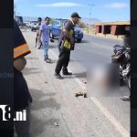 Foto: Motociclista fallece al estrellarse contra camión en Matagalpa / TN8
