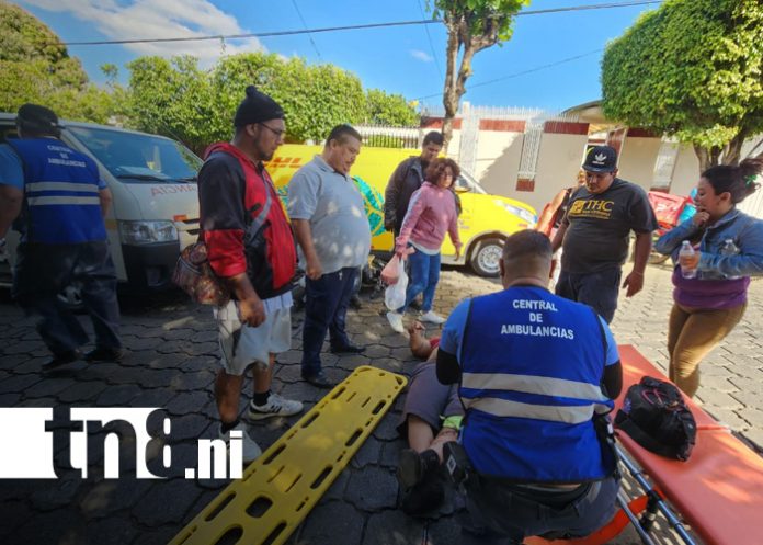 Foto: Conductor pierde el control tras invasión de carril en Managua / TN8