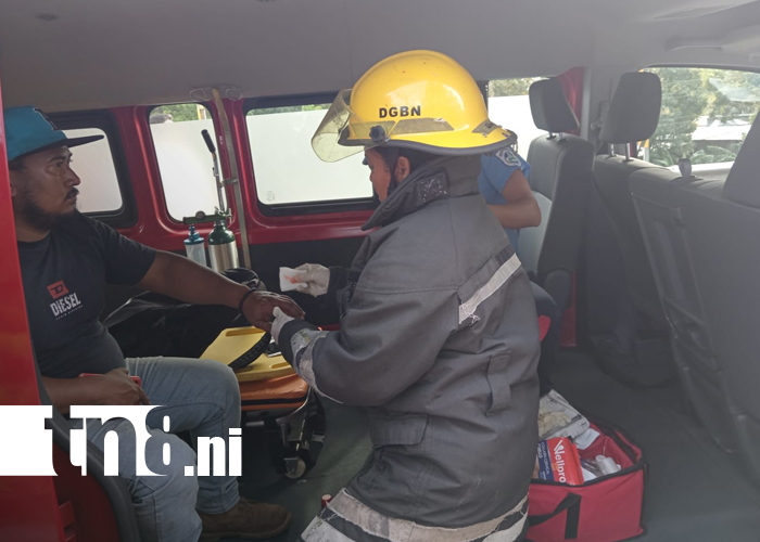 Foto: Aparatosa colisión entre cisterna y rastra deja un lesionado en Las Vainillas, Chontales/TN8