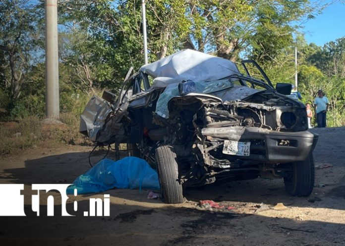 Foto: Mujer fallece en trágico accidente de tránsito en carretera Masaya – Catarina/TN8