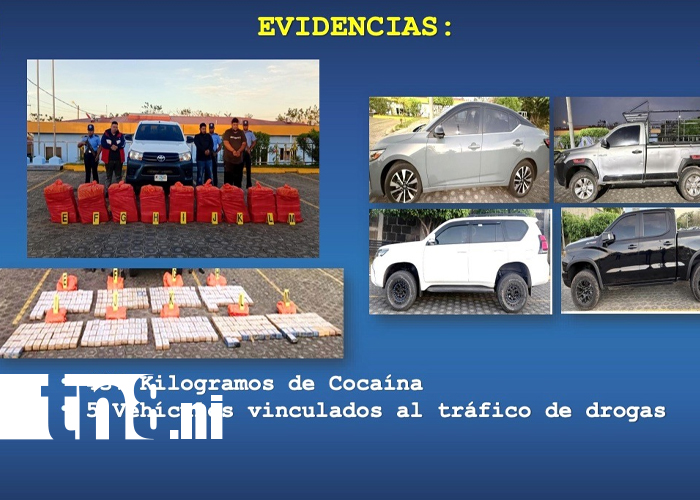 Foto: La Policía Nacional frena el narcotráfico en Nicaragua /TN8