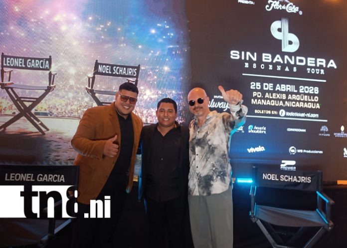 Foto: Concierto de Sin Bandera llega a Nicaragua con su Escenas Tour 2026/TN8