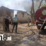 Foto: Incendio en Nagarote consume vivienda y genera pérdidas/TN8
