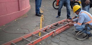 Foto: Trabajador resulta lesionado tras accidente en Vía Fontana/TN8