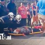 Foto: Accidente en Camoapa deja motociclista gravemente lesionado/TN8