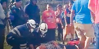 Foto: Accidente en Camoapa deja motociclista gravemente lesionado/TN8