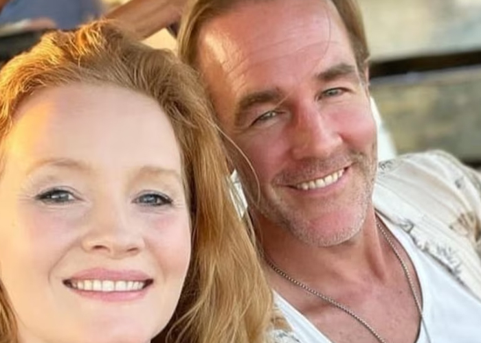 Foto: Heather McComb y James Van Der Beek /cortesía