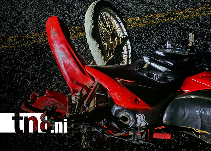 Foto: Motociclista en estado de ebriedad provoca accidente y deja un lesionado en Rivas/TN8