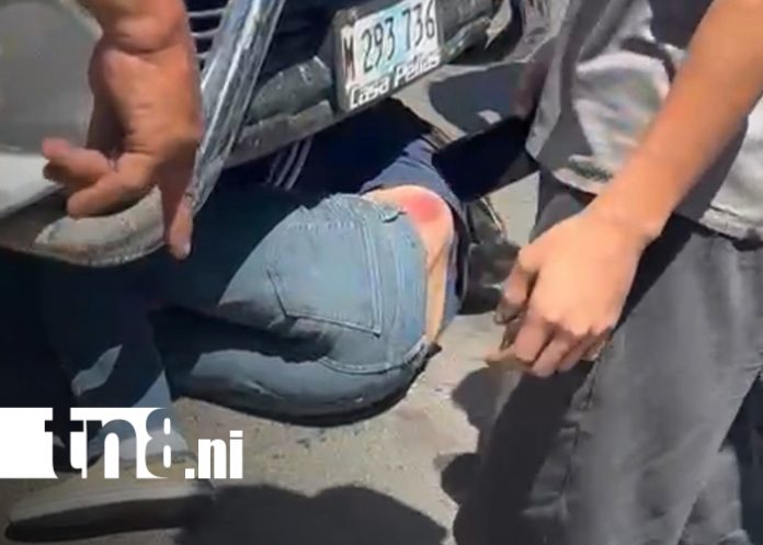 Foto: Accidente en Juigalpa deja motociclista lesionado/TN8