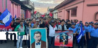 Foto. Sandino inspira al pueblo de Diriamba/TN8